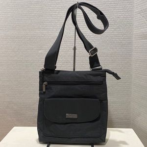 BAGGALLINI Grey Nylon Crossbody Bag